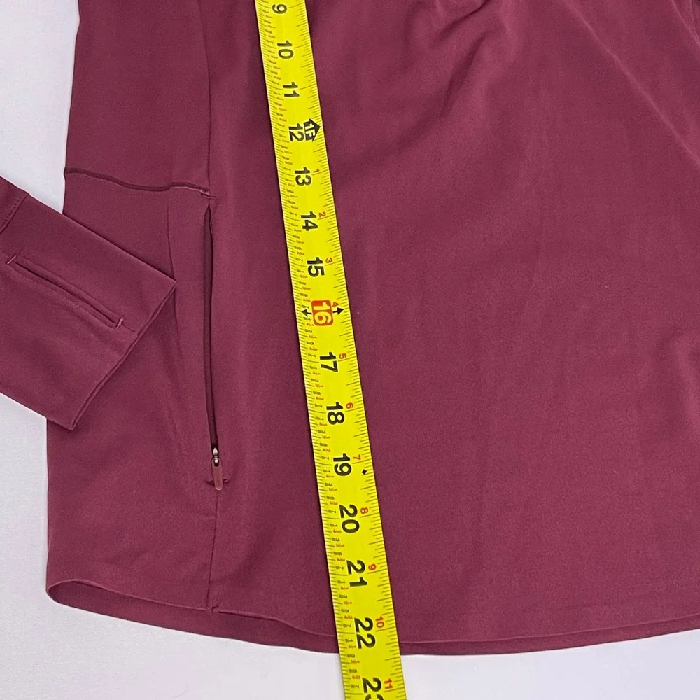 Rhone Women's XS Burgundy Course To Court Quarter 1/4 Zip Pullover NWT - Picture 11 of 12